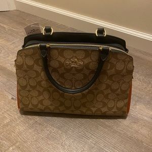 Coach Lillie Colorblock Carryall Satchel